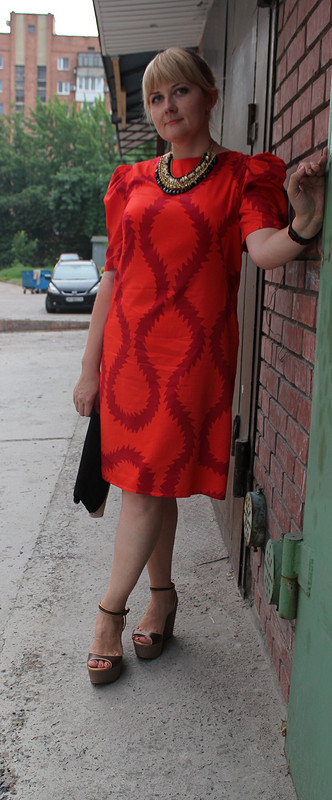 Платье с анакондой от НаташаБрю