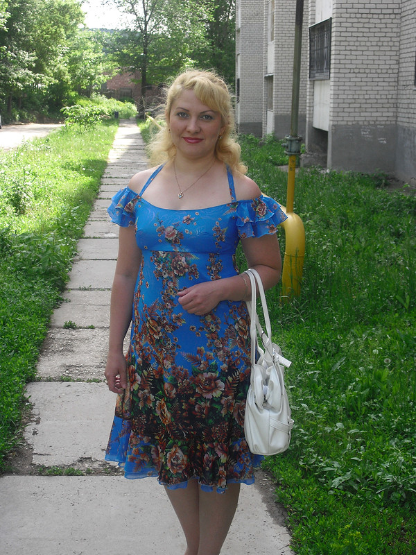 Любимое синее платье. Фото на память.) от Людмила Гусарова