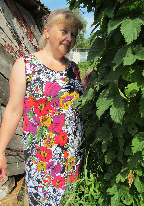 МОЕ ЛЕТО #3...платье-алкоголичка или «во саду ли, в огороде» от Елена  arvovna