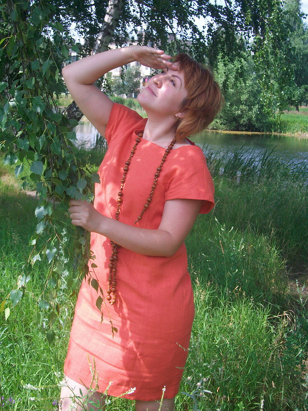Платье в стиле рустик. от Pravdinka