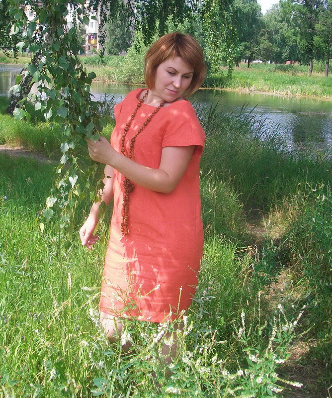 Платье в стиле рустик. от Pravdinka