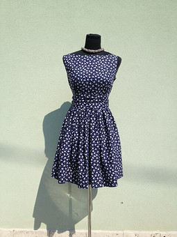 винтажное платье 50-х годов