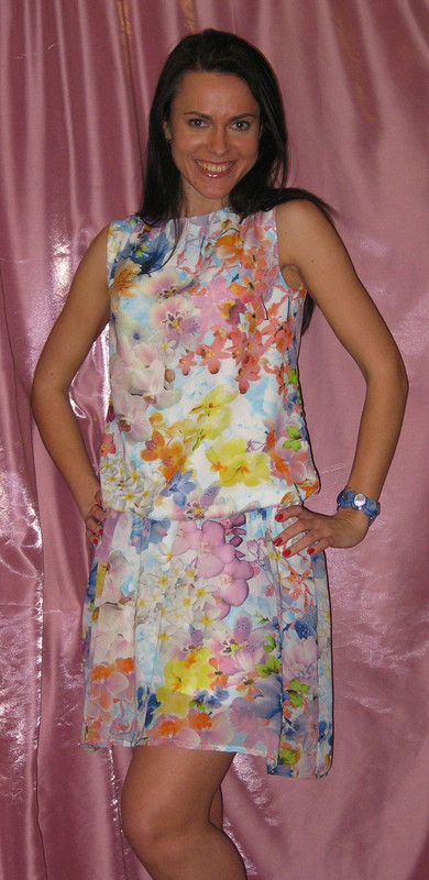 шифоновое платье от Netka