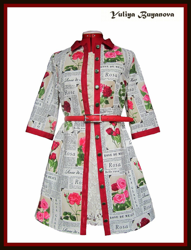 Платье - пальто «Розы» от hrom2483