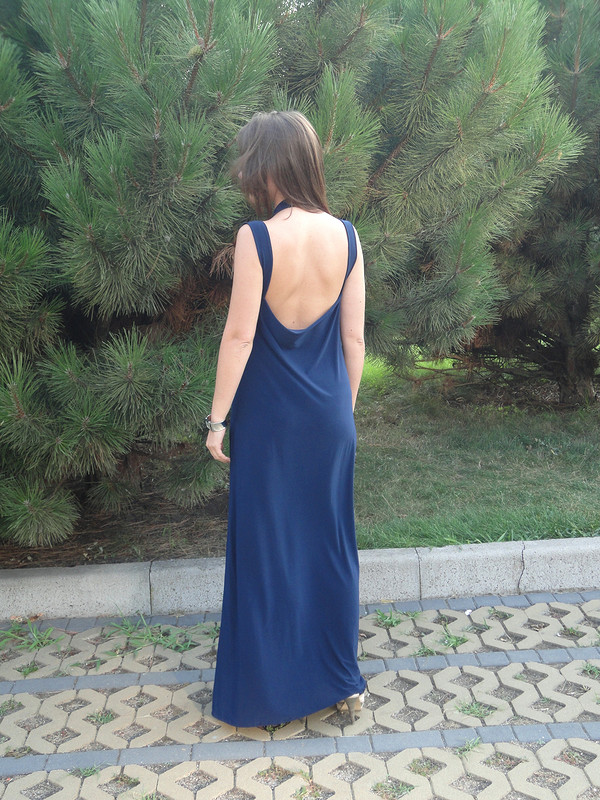 Синее платье от Verochka-alf