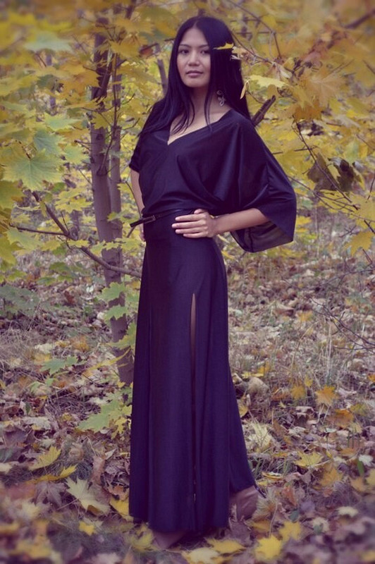 Платье черная ночь❤ от Анара Абилова