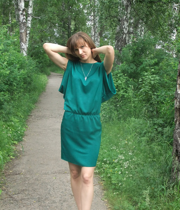 «Изумрудное» платье от Ольга Z