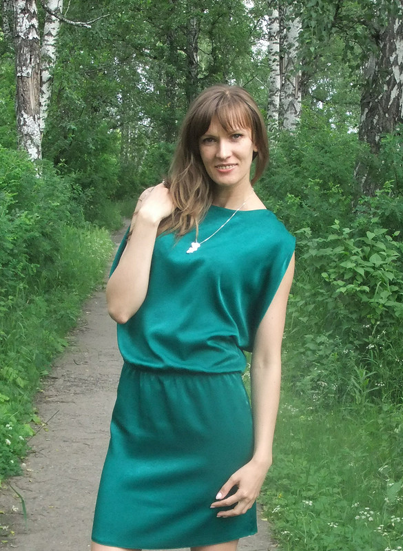«Изумрудное» платье от Ольга Z