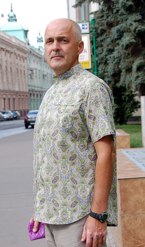 Мужская рубашка и снова зеленая. от Игнатова НВ