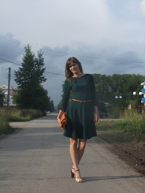 Зеленое платье от Ольга Z