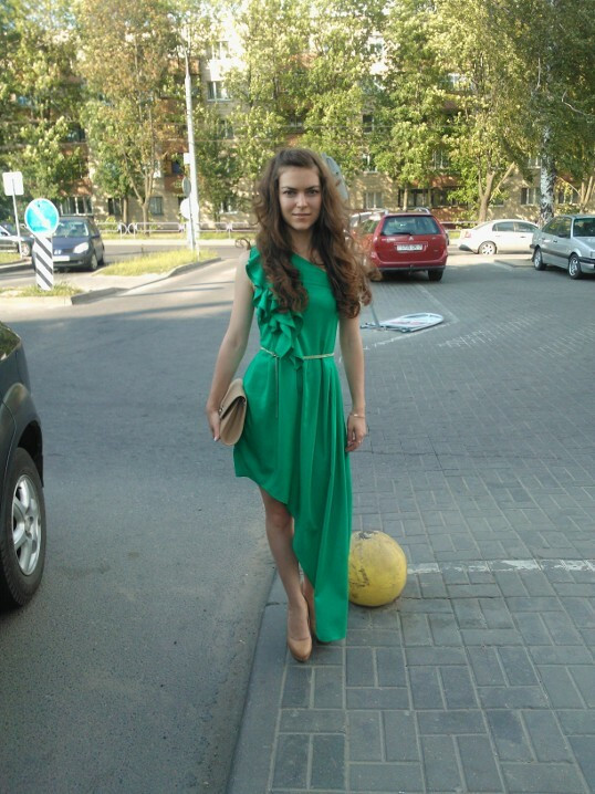Изумрудное платье от Irina_ship