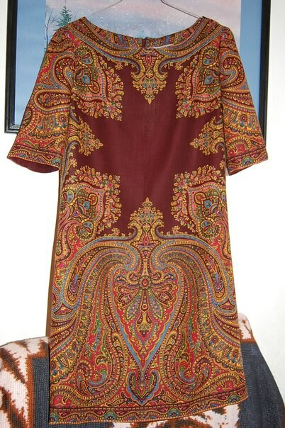 Платье из платка размером 125*125 от Немка