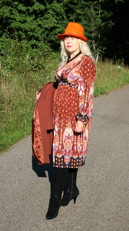 Нарядное платье к пальто для осени от ирина-сена