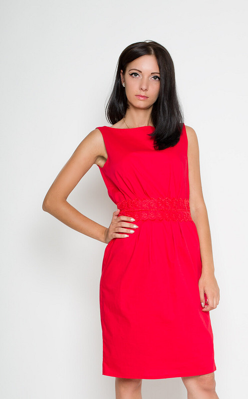 Красное платье для подруги от Sunny_girl