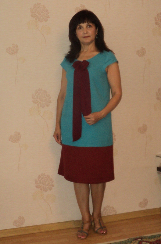 Платье с галстуком от Салихова Лиля Маратовна