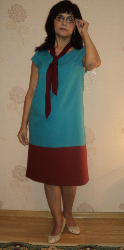 Платье с галстуком от Салихова Лиля Маратовна