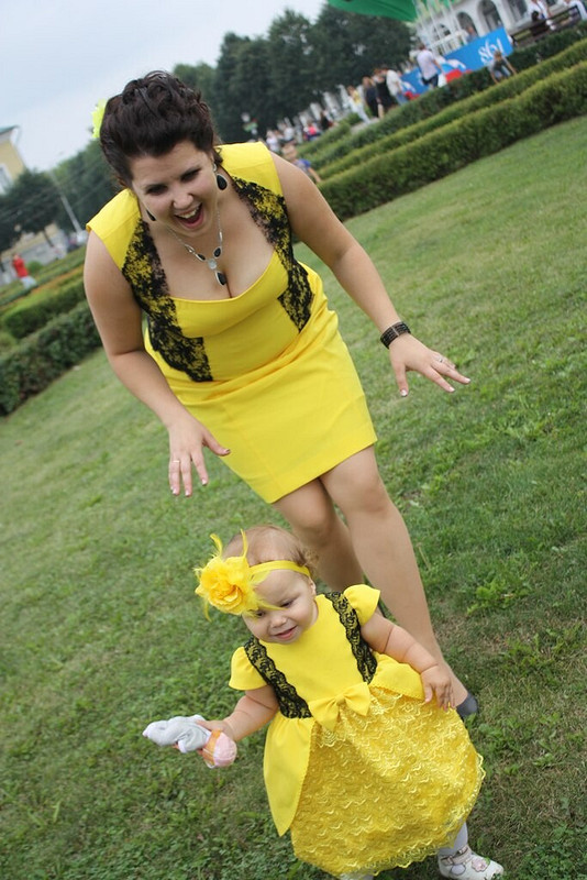 Желтое платье от gilepyz