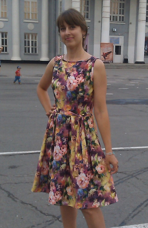 цветочное платье от Елена милая