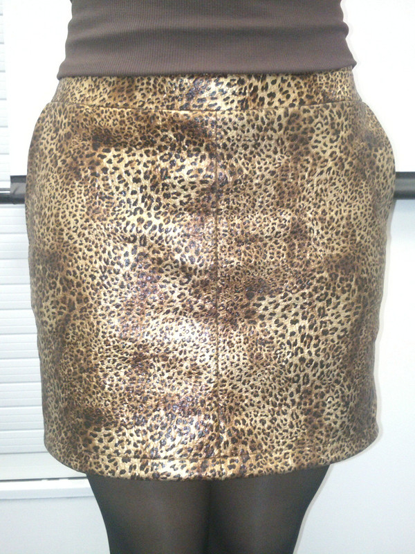 Леопардовая мини-юбка от Zuzhik