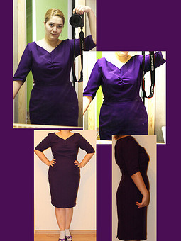Violet dress