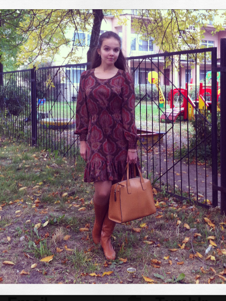 Осеннее платье! от polina glazkova