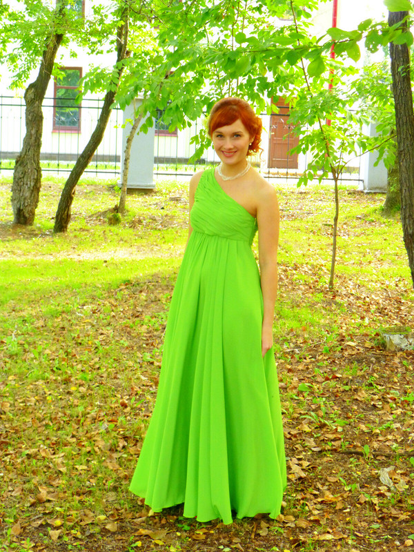 Моё зеленое яблочко или платье на свадьбу от Gallia