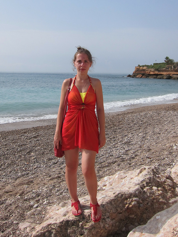 Простейшее пляжное платье от antonina