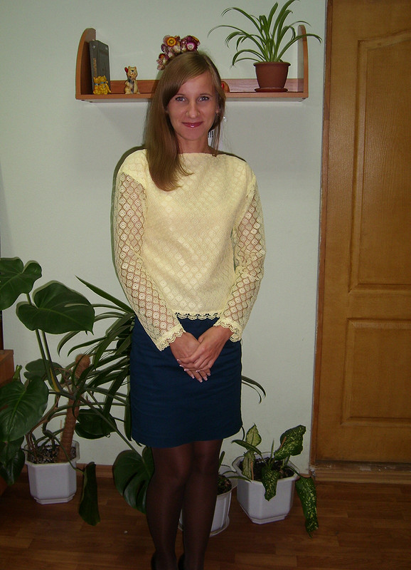 Кружевная блузка от Ulia Syhanova