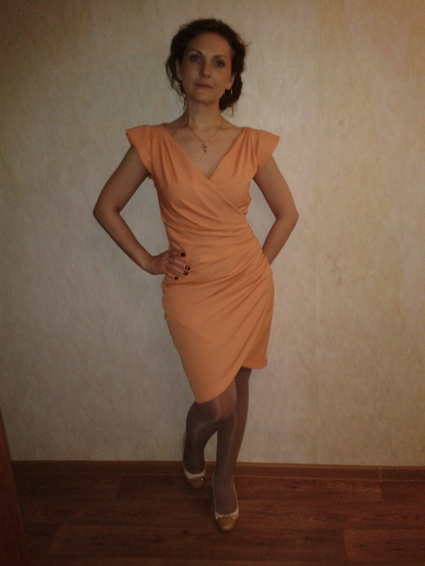 Абрикосовое платье от Marianna_35