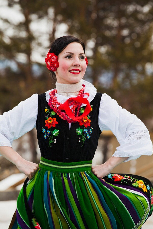 Девичий венок Ловицкого польского национального костюма от oxana812