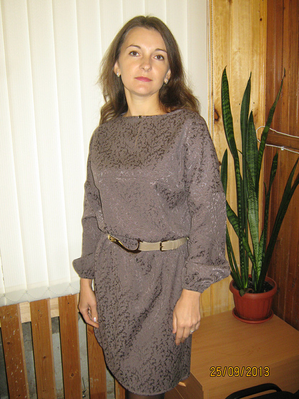 Самое удобное и уютное  платье для осени от nata-n80