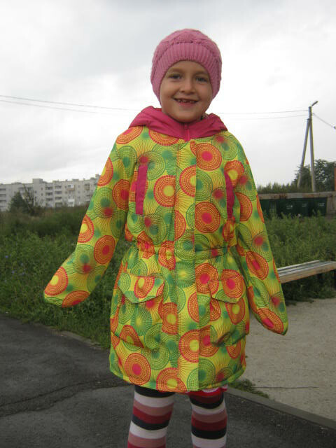 Осенняя куртка «Море позитива» от kasikovna