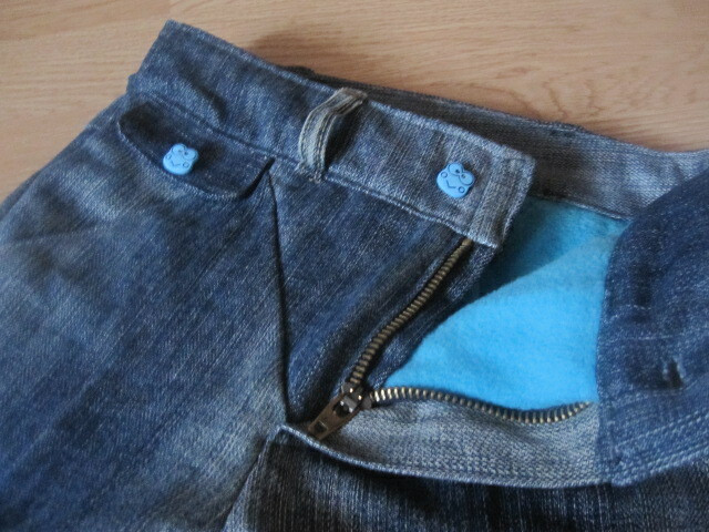 Тёплые джинсы для бутузика))) от Marja
