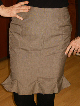юбка с клиньями годе