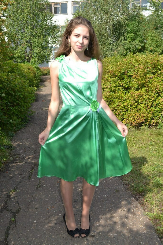 зеленое платье от Светлана Вакиловна