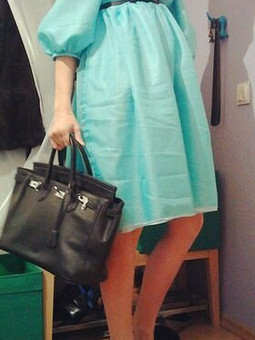 Работа с названием И снова платье для беременных))))