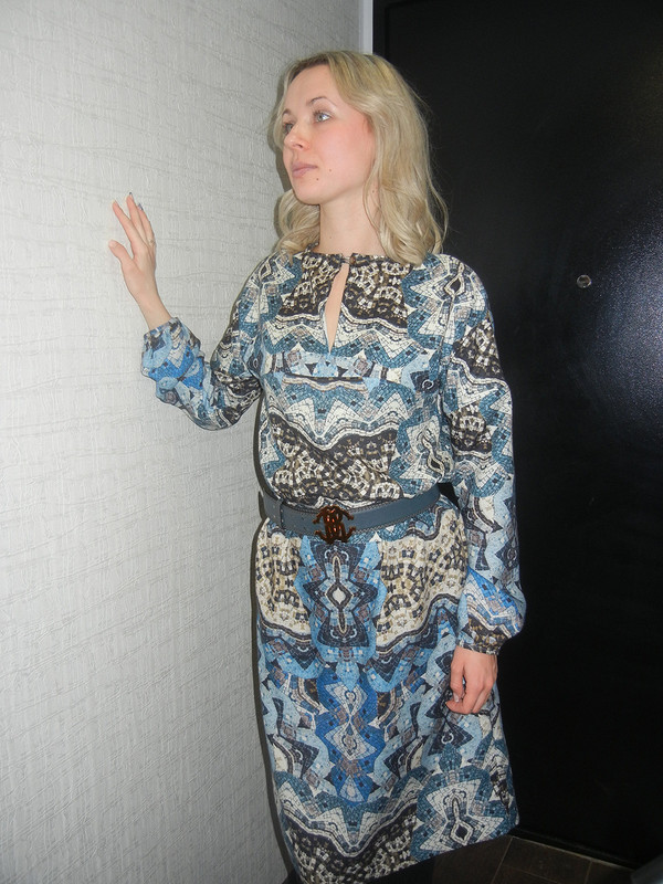 Платье Голубая  Мозаика. от Юля86