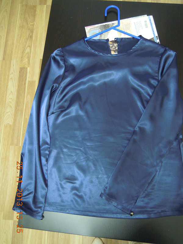 Темно-синяя блузка от ОКСАНА 37