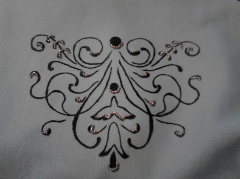Мой первый опыт росписи по ткани от Nadi86