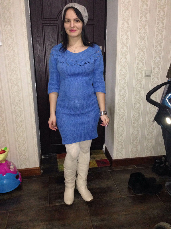 Вязаное платье от Lazarev Ecaterina