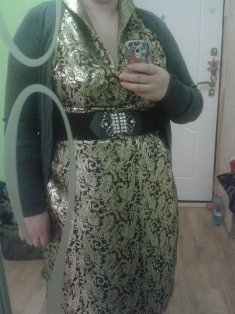 Мое новогоднее платье от Satin Rain