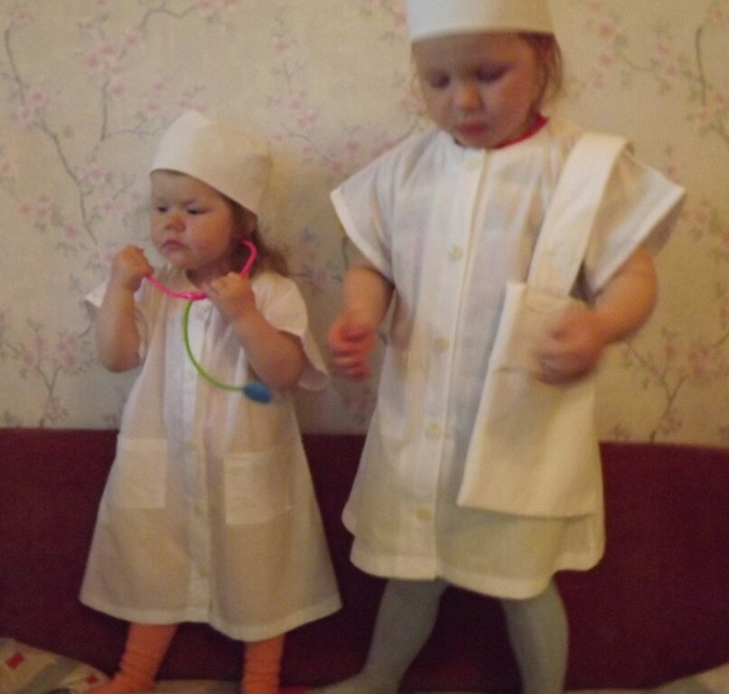 Медицинские халаты в детский сад (Мария Александрова) от Мария Александрова