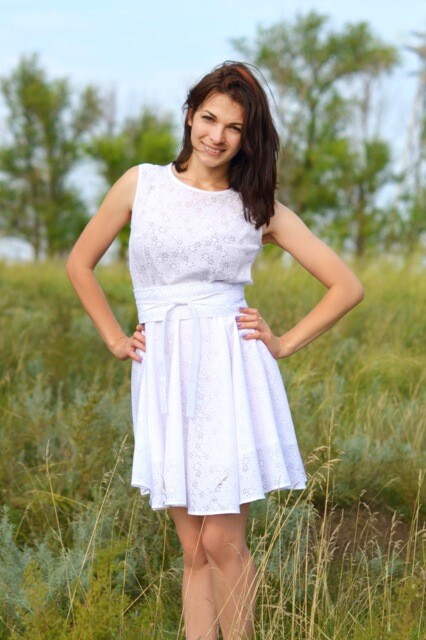 Белоснежное платье от mariguskova