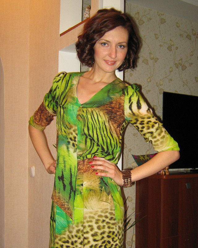 Платье дикой расцветки от shenfeldmayaa