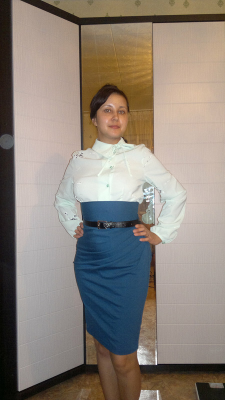 юбка с драпировкой от Dilbar