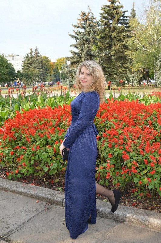 Синее платье) от Koreshok132