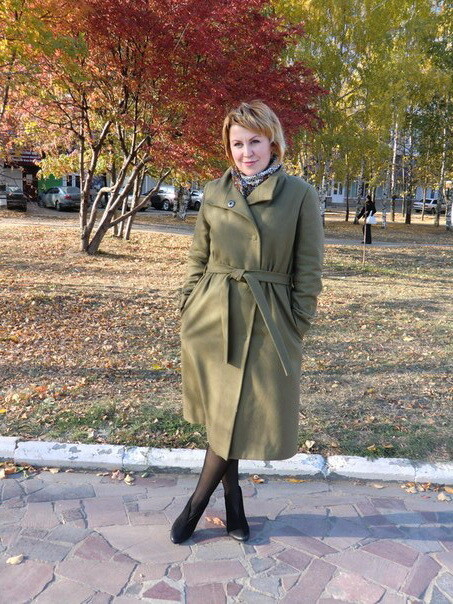Быть в тренде! - пальто модного цвета этой осени. от Pravdinka