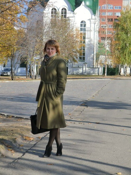 Быть в тренде! - пальто модного цвета этой осени. от Pravdinka
