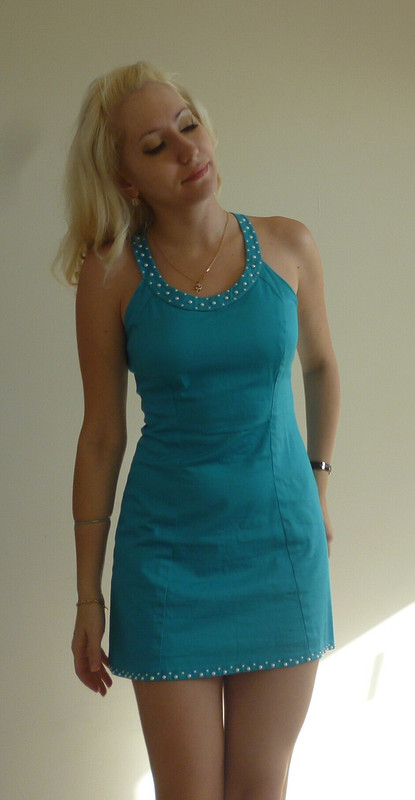 Голубое платье от Дарья11