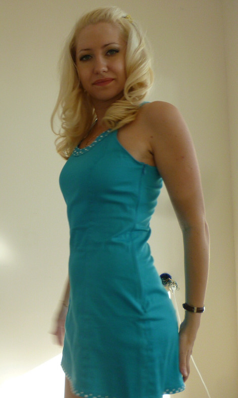 Голубое платье от Дарья11